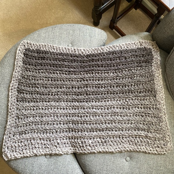 Ombré Grey Baby Blanket - Picture 3 of 5